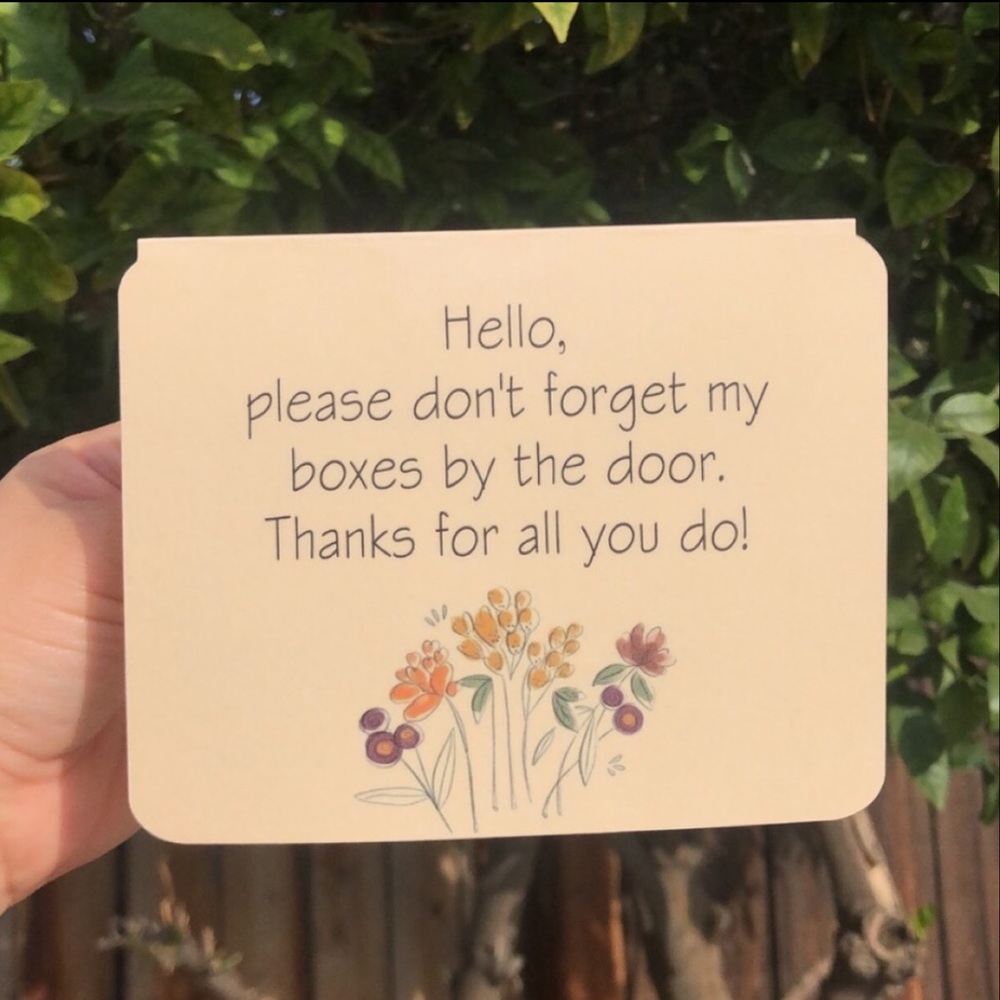 Mailbox Reminder Sign 📬